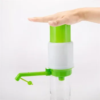 Portátil Engarrafada Água Potável Mão De Imprensa Removível Tubo Inovadora Ação De Vácuo Manual A Bomba De Dispensador De
