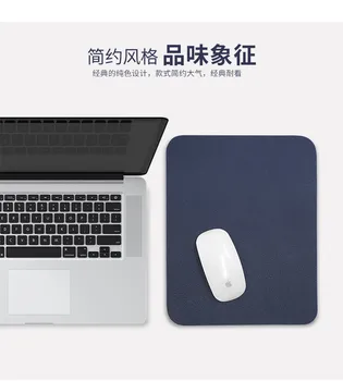 Nova Chegada Universal Anti-derrapante Mouse Pad de Couro Jogos Ratos Esteira Nova Secretária Almofada de Moda Confortável Para PC Laptop MacBook