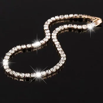Zirconia cúbico Pulseira 21 cm de Tênis Pulseira Pulseira de Charme para as Mulheres a Moda do Casamento de Luxo Bracelete da Jóia de Drop Shipping