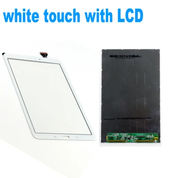 Novo Samsung Galaxy Tab E 9.6 SM-T560 T560 SM-T561 Tela LCD Touch screen Digitador Matriz Painel Tablet Peças de Montagem