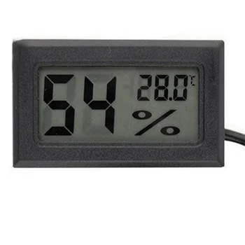 Varejo Mini LCD Higrômetro Termômetro Digital de Temperatura Interior Conveniente Sensor de Temperatura Medidor de Umidade Medidor de Instrumentos