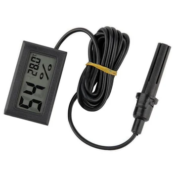 Varejo Mini LCD Higrômetro Termômetro Digital de Temperatura Interior Conveniente Sensor de Temperatura Medidor de Umidade Medidor de Instrumentos