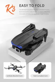 E99 Drone 4k Pro HD Drone Com Câmera Dupla Drone wi-Fi 4K HD, Câmera Dupla GPS FPV Drone Siga-Me Rc Quadcopter