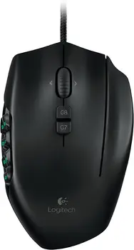 NÃO-Embalagem Logitech G600 MMO Gaming Mouse, RGB com luz de fundo, 20 Botões Programáveis