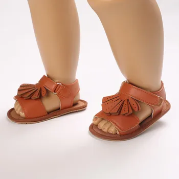 Recém-nascido de Verão, Sandálias Arco Sola Macia Berço Sapatos de Crianças Anti-derrapante Prewalker Sapatos Crianças de Meninas de Moda de 2021 Sandalias Niña