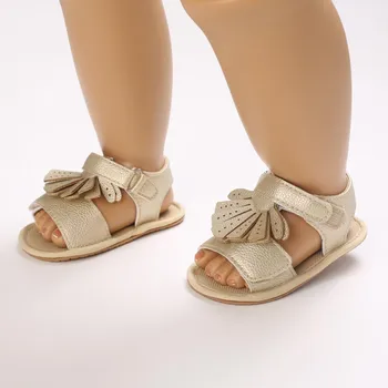 Recém-nascido de Verão, Sandálias Arco Sola Macia Berço Sapatos de Crianças Anti-derrapante Prewalker Sapatos Crianças de Meninas de Moda de 2021 Sandalias Niña
