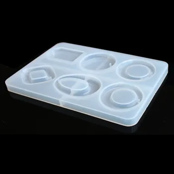 Pingente forma do molde de silicone DIY jóias brincos pingente de resina epóxi jóias molde