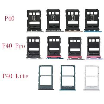Substituição Para Huawei P40 Lite P40 Pro P40 Bandeja Do Cartão Sim Slot Titular Adaptadores De Peças De Reparo
