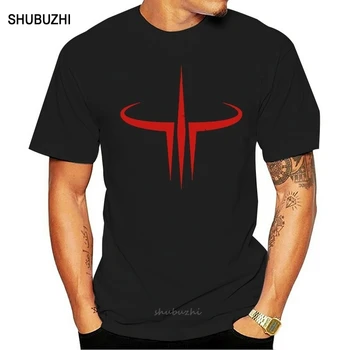 Limitiert Neu Quake Camisa Jogos De Tiro Quake Iii Logotipo T-Shirt Gr??e S-3Xl Presente Engraçado Camiseta