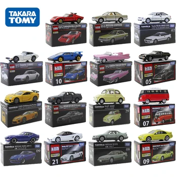 A Takara Tomy 7cm Carro Lamborghini Cadillac Honda Volkswagen Subaru Carros Matchbox Juguetes De Metal Crianças Brinquedos de Presente de Natal