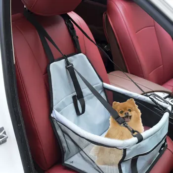 Dobrável Cão De Estimação Canil Gato Assento Para Carro Booster De Viagem Operadora Gaiola Cachorro Bolsa Do Lado Do Saco De Segurança Cesta