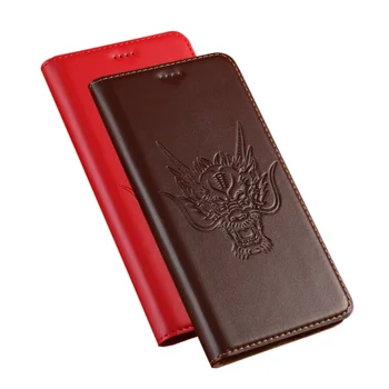 Luxo couro genuíno magnético tampa do titular do cartão de casos para o Xiaomi Mi A3 Flip Case Para o Xiaomi Mi A2 caso de telefone de suporte