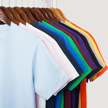 Verão T-Shirt Homens Mulheres Algodão Cor Sólida Masculino Camiseta Streetwear Tops Tees 2020, A Marca de Camisas Inferior Homem T-shirt