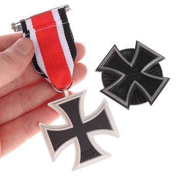 1PC Duitsland 1939 Ijzeren Kruis Medalha Emblema do 2º Klasse Conheceu Fiapos Militaire Fã Decoratie Deutschland Eisernes Kreuz Ii