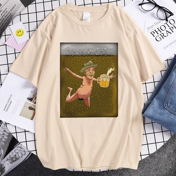 Il Baffo Italiano Cartoon Cerveja T-Shirts Hip Hop Moda Mens Tshirt De Verão De 2020, A Marca De Camisetas Casuais Harajuku Homens Tops