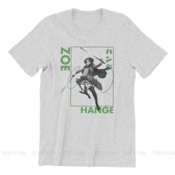 Attack on Titan Levi Anime Alterar Zoe Clássica T-Shirt Clássico do Grunge de Alta Qualidade Camiseta de grandes dimensões O-Pescoço Homens de Roupa