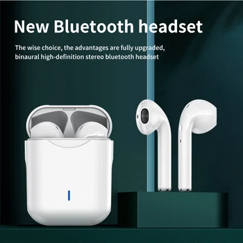 I9s TWS Fones de ouvido sem Fio Bluetooth 5.0 Fone de ouvido Ar de Fones de ouvido do Desporto de mãos-livres, Auricular com Caixa-carregador para IPhone IOS Android