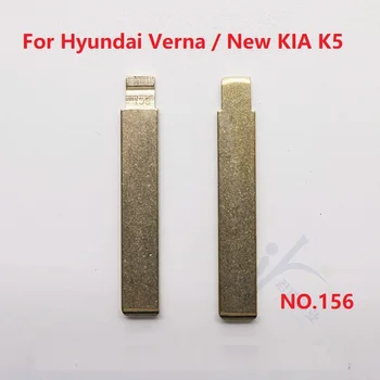 10pcs Original Substituir Dobrável chave de lâmina Para Hyundai Verna Novo KIA K5 chave do Carro embrião substituir a chave de cabeça de Chave Remota Lâmina NO156