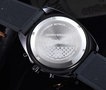 Nova Mens De Luxo, Relógios De Marca Top Aço Inoxidável Caso Turbilhão Automático Mecânico Masculino, Relógio De Silicone Banda Heuer Relógio De Pulso
