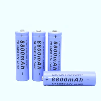 18650 bateria de alta qualidade 8800 mah 3.7 v 18650 baterias do li-íon bateria recarregavel para lanterna tocha + frete gratis