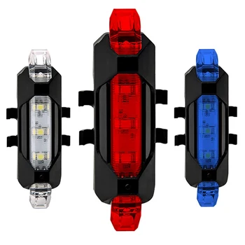2021 Luz Para Bicicletas de Ciclismo Recarregável USB Bicicleta de Luzes Dianteiro e Traseiro Perigo de Luz Impermeável do DIODO emissor de Luz de BTT Bike Light