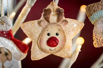 Estrelas De Natal Cookie De Silicone Fondant Molde De Decoração Do Bolo De Ferramentas De Chocolate Gumpaste Moldes, Sugarcraft, Cozinha Gadget