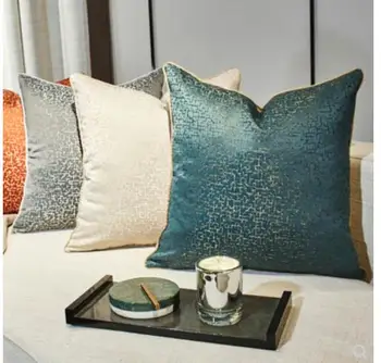 Luz de luxo abraço fronha forma geométrica sofá moderno capa de almofada-de-cabeceira grande capa de almofada