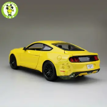 1:18 de, Ford Mustang GT 5.0 fundido modelo de carro de Brinquedos para as Crianças presentes Amarelo maisto 31197