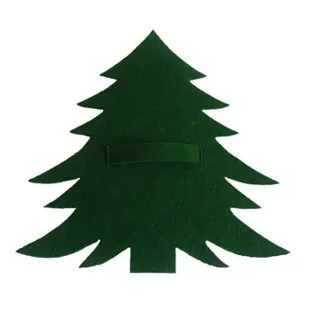 4PCS/Conjunto de Talheres Saco de Armazenamento da Árvore de Natal Portátil Talheres Bolsa de Casa, Louça Titular de Jantar Mesa de Decoração de Natal