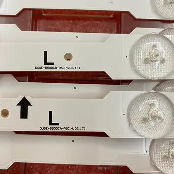 A Retroiluminação LED Strip(14)pela Samsung UE55HU6900U UE55HU7000U UN55HU7000 UN55HU6840 UN55HU6830 DUGE-550DCB-R5 550DCASVS-UHD-55