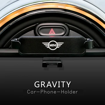 SÉRIE F de Alta Qualidade Gravidade-Carro-Telefone-Suporte para BMW MINI COOPER Dobrável de Metal GPS de Ventilação de Ar Clip de Montagem de Móveis de Telefone