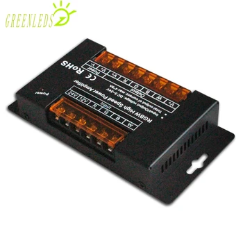 LED RGBW Amplificador Preto Sheel 32A 4 Circuito DC12-24V JM-AMF-T4 Com Alta Qualidade, 3 Anos de Garantia