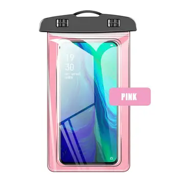 Telefone Saco Impermeável Natação Subaquática Seco de PVC Transparente de Esportes de Água Para IPhone 11 Pro Xs Max XR 8 7 Samsung S9