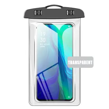 Telefone Saco Impermeável Natação Subaquática Seco de PVC Transparente de Esportes de Água Para IPhone 11 Pro Xs Max XR 8 7 Samsung S9