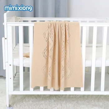 Cobertores para bebê Recém-nascido Super Macio Infantil Swaddle Envoltório para o Carrinho de criança Sofá-Cama de Colcha de algodão Algodão, Malha Criança Menino Menina Xadrez