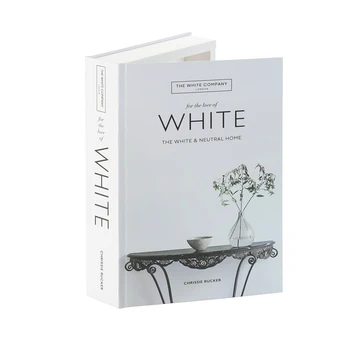 Nordic família branca estilo falso livro enfeite decoração livro casa modelo de decoração de sala de estar estante criativa