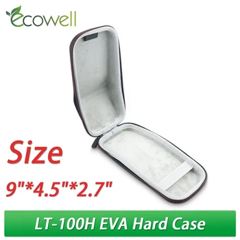 Ecowell Impermeável Impressora para Dymo Letratag LT-100H LT100H Impressora Saco de Negócios Carregando caso de Armazenamento para LT 91201 12267