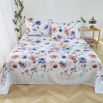Thicker sheets, bedspread, bed cover, comfortable double bed, couple sheets, family bedding, mattress cover 90