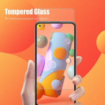 HD Limpar Vidro Frontal para Samsung A510 A520 A5 A3 Anti Queda de Vidro de Proteção para Samsung Galaxy A9 A8 A6 A7 Plus 2018 Rígido Filme