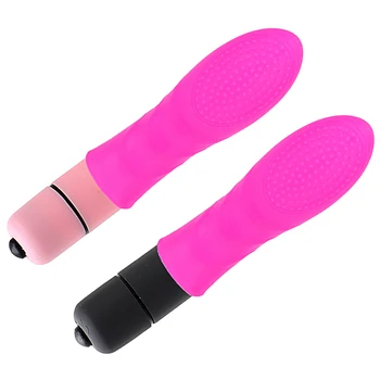 IKOKY Longo Bullet Vibrador Ponto G Massageador Feminino Masturbador Erótico Dedo Vibrador Brinquedos Sexuais para as Mulheres Vagina Estimulação