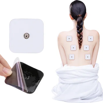 Auto-Adesivo DEZENAS Almofadas do Eléctrodo para o Digital Fisioterapia EMS Nerve Stimulator do Músculo Massager do Corpo de Massagem Dispositivo Adesivo