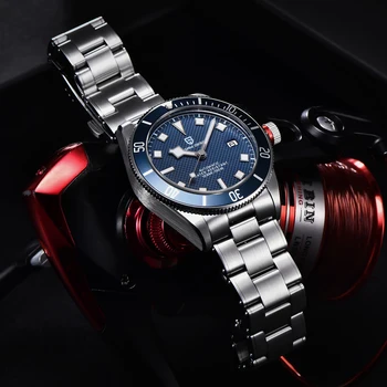 2021 Novo PAGANI DESIGN BB58 os Relógios dos Homens relógios Mecânicos Para Homens Luxo Relógio Automático Homens NH35 100M Impermeável Reloj Hombre