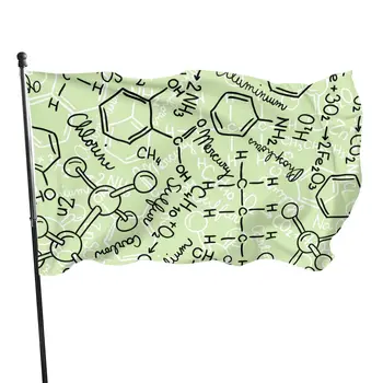Fórmula de cálculo e decorativos bandeira da faculdade de ciências 90x150cm