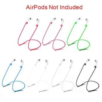 Dropship! Macio e Confortável de Silicone Anti-lost Alça de Pescoço sem Fio Fone de ouvido Cadeia de Corda Para a Apple AirPods Fone de ouvido Acessórios