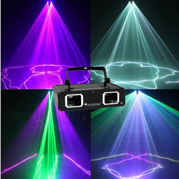 O novo laser do RGB luz profissional DMX512, controle de efeito laser, ele é adequado para discoteca festa de dança de salão, etc.