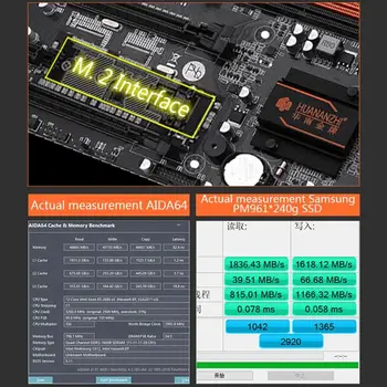 Huananzhi X79-8D placa-Mãe Dual CPU LGA 2011 E5 2689 2670 V2 DDR3 1333/1600/1866MHz 256GB M. 2 NVME SATA3 USB3.0 E-ATX