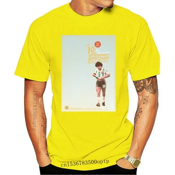 Maradona, a Argentina Camisa T-Shirt Superior Look Vintage jurney t-shirt de Impressão superior frete grátis t-shirt