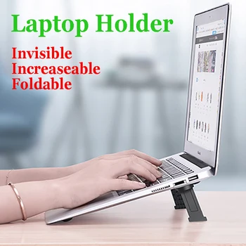 Plástico ABS Notebook Suporte para Laptop Holer para MacBook Leve o Suporte para a Apple, Huawei HP Tablet da DELL Suporte Base Estável