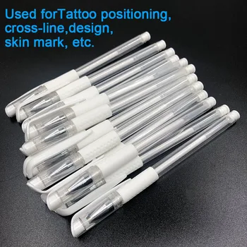 Branco Sobrancelha Caneta de Marcador Sobrancelha ferramenta de Design Microblading Tatuagem Cirúrgico à Pele Caneta de tinta Permanente da Tatuagem da Composição de Suprimentos