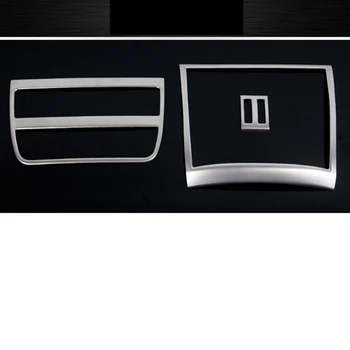 Chrome bancos Traseiros C/Ventilação Interior da Guarnição Decorativa Abrange Adesivo de Para-BMW Série 5 F10 GT Auto Acessórios